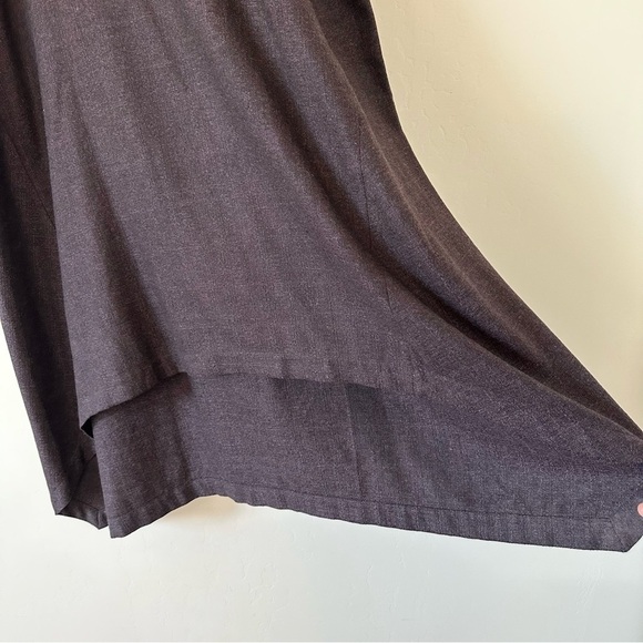 Eskandar Cashmere Silk High Low Hem Dress - Picture 6 of 14